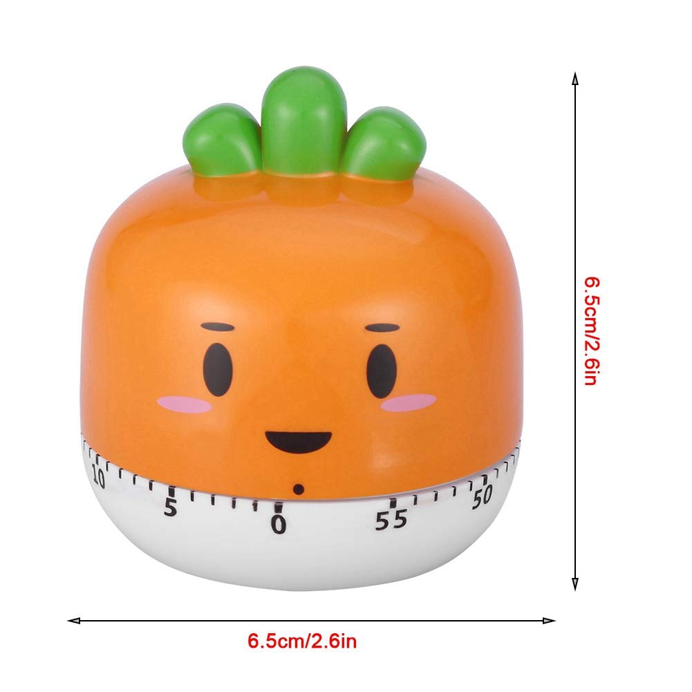 Timer Da Cucina Meccanico A Forma Di Coccinella - 60 Minuti - Senza Batterie - Adatto Per Cottura E Promemoria