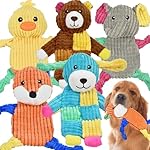 5Pcs Squeaky and Crinkle Dog Toys for Large, Medium, and Small Dogs - Puppy Toys to Keep Them Busy - Great Value Bundle