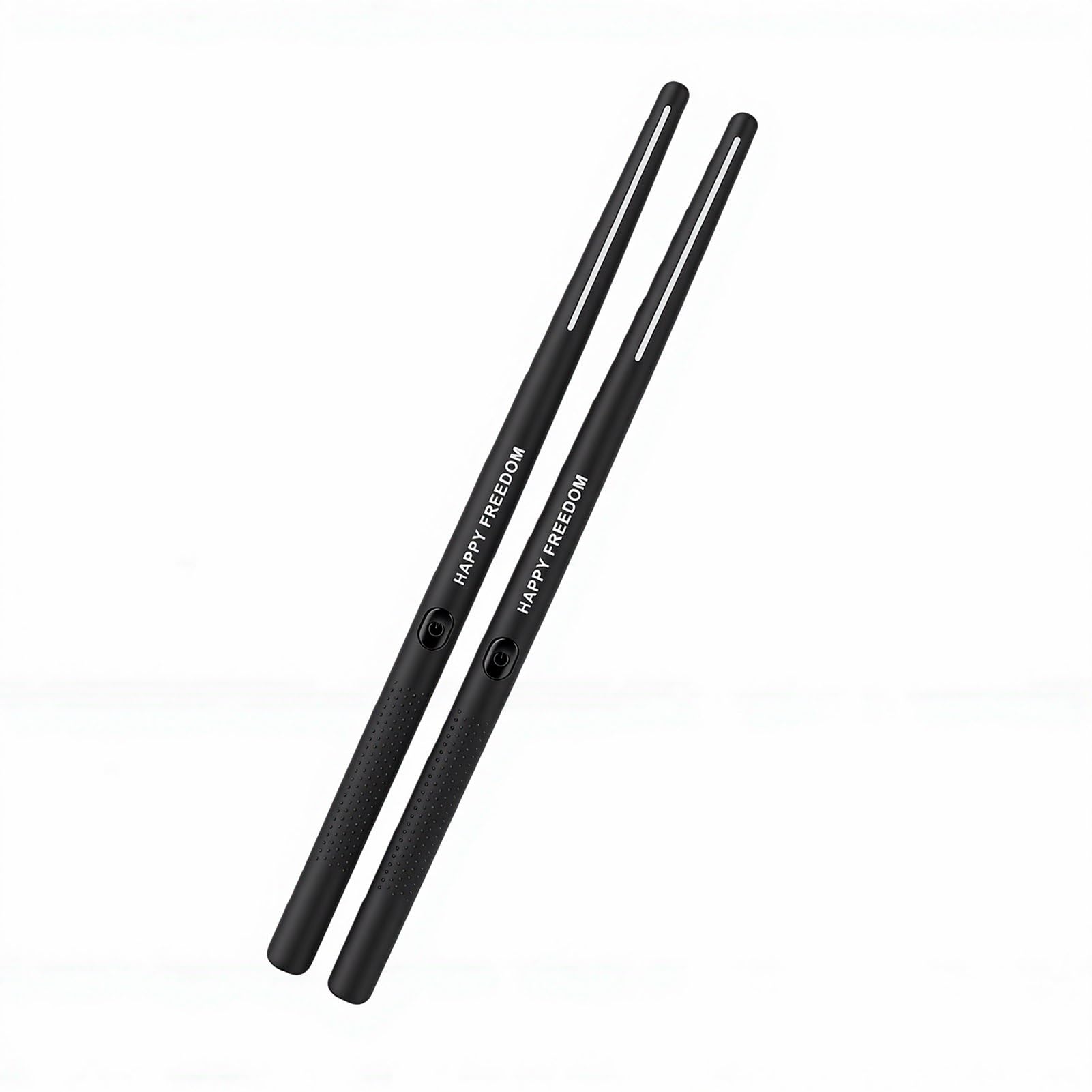 ZJchao Kit de Baguettes électroniques Air Drumsticks, Batterie Virtuelle avec Pédales à Détection de Mouvement 3D, Convertisseur de Son, Portable et Rechargeable, pour la Maison, le (BLACK)
