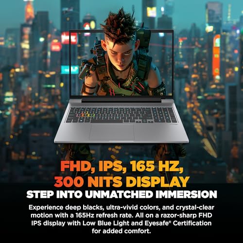 Image of HP Omen, 14th Gen Intel Core i7-14700HX, 8GB RTX 4070 (16GB DDR5, 1TB SSD) 165Hz, 300nits, IPS, FHD, 16.1 inch /40.9cm, Win11, M365* Office 24, Meteor Silver, 2.31Kg, RGB Backlit, ae0003TX, Gaming Laptop