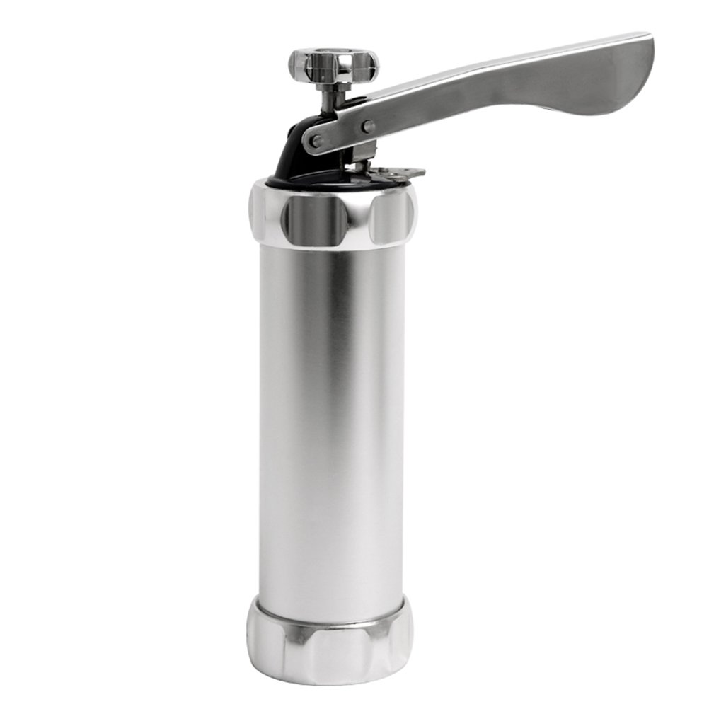 Lorui Biscuit Maker Cookie Press Includes 20 Disc Shapes Four Icing Nozzles