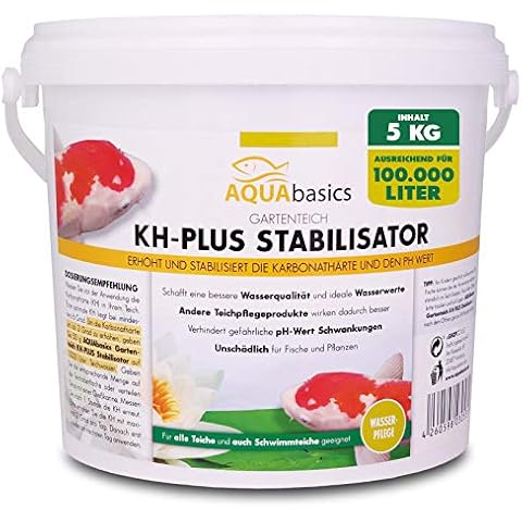 AQUAbasics Gartenteich KH-Plus Stabilisator sichert stabile und lebensnotwendige Wasserwerte Cover