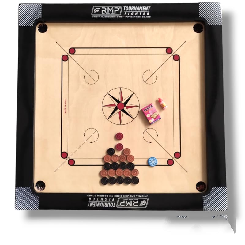 RMP Champion Carrom Board 36 inch Full Size for Adults, Carrom Board Glossy Finish, Smooth Surface with Carrom Board Coins, Striker and Magic boric Powder.. (B0DC42SBTV) Amazon Price History, Amazon Price Tracker