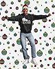 HotScamp Balls Deep Into Christmas - Mens Sweatshirt - Xmas Festive Rude Jumper NSFW XS Black #2