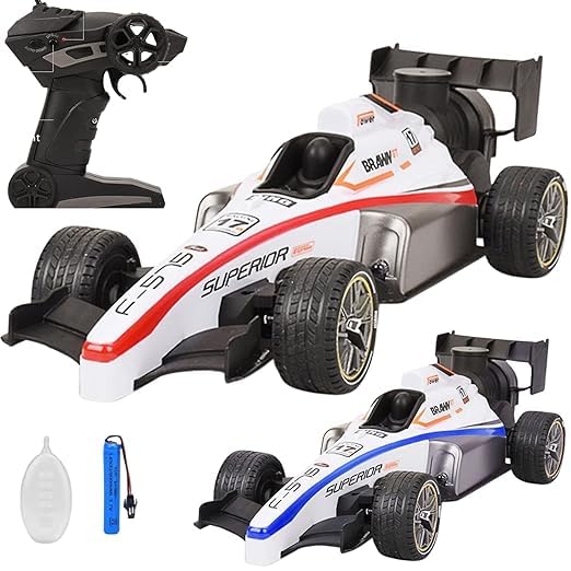 Dhun & Heer Skitter High Speed RC Car Remote Control 2WD F1 Car for Boys | Smoke Spray Remote Car for Kids 5+ Years | Scale 1:14 Big Formula Car Toys for Boys with Light and Flame - Rechargeable (B0D6N1YKLL) Amazon Price History, Amazon Price Tracker