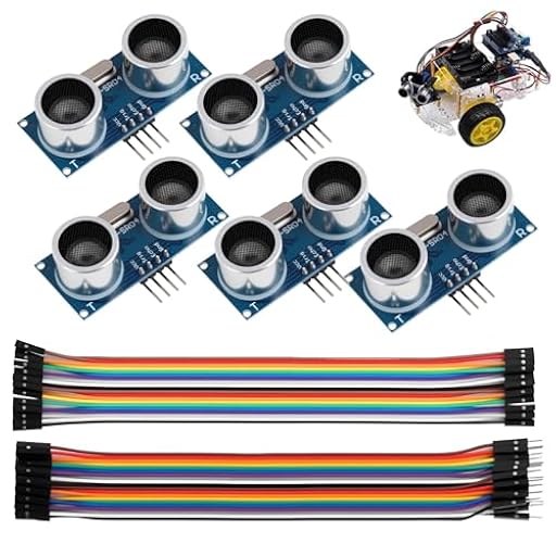 5 Piezas Sensor de Distancia Ultrasonido HC-SR04, Sensor Ultrasónico Hc-sr04,Módulo de Medición Compatible para Arduino, para proyectos de medición y aplicaciones DIY | Ya disponible en tu tienda friki favorita! En mundofriki.es!