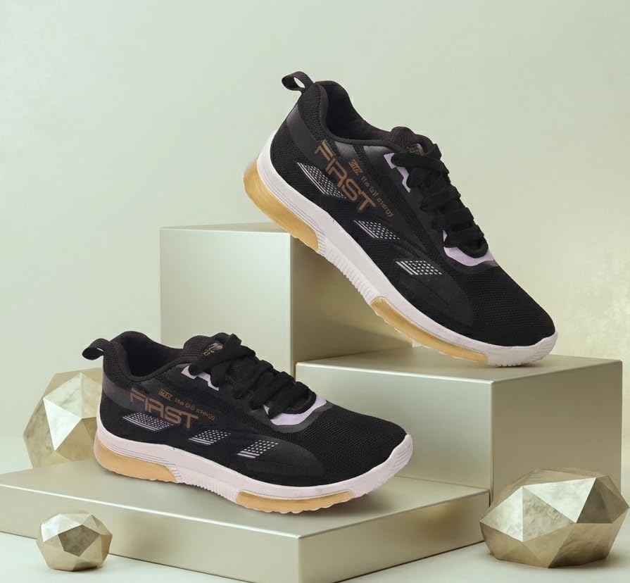 Image of HotStyle Trendy and Stylish Running Shoes for Men, Lightweight Training Shoes for Gym (BBB FIR-W)