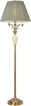 Amazon.co.jp : フロアランプ全銅翡翠ヴィンテージスタンディング