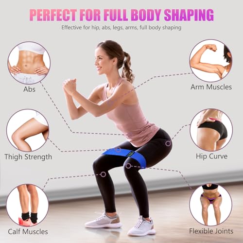 Image of Resistance Bands for Working Out, Exercise Workout Bands for Women & Men, 3 Levels Elastic Stretch Bands for Exercise with Carry Bag for Physical Therapy, Home Fitness, Strength Training, Yoga