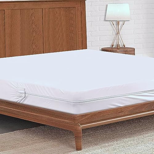 Belem Premium Zippered Queen Mattress Protector 12 Pack – Noiseless 100% Waterproof Mattress Encasement Bulk– Six Sided Bulk Mattress Cover Fits Up to 14” Deep Mattress