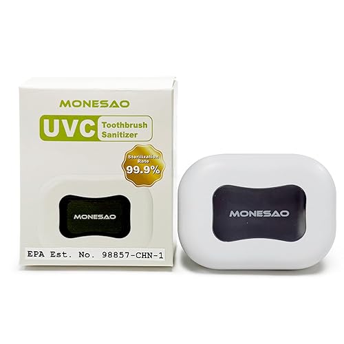 Miniatura 7 de MONESAO Estuche desinfectante para cepillos de dientes, mini fundas portátiles para cepillos de dientes con soporte, cepillo de dientes recargable
