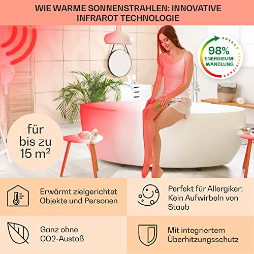 Klarstein Infrarotheizung mit Thermostat und App-Steuerung