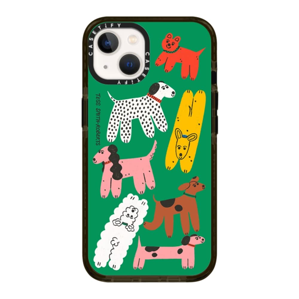 CASETiFY インパクトケース iPhone 13 - Dog Park iPhone Case by Tess Smith-Roberts - クリア ブラック