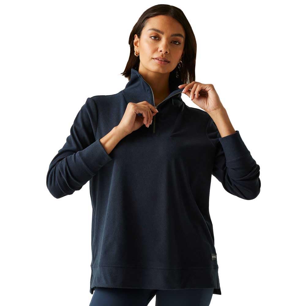 Regatta Women's Demmi Half Zip Insulating Fleece Sweatshirt in Navy | Size: 12