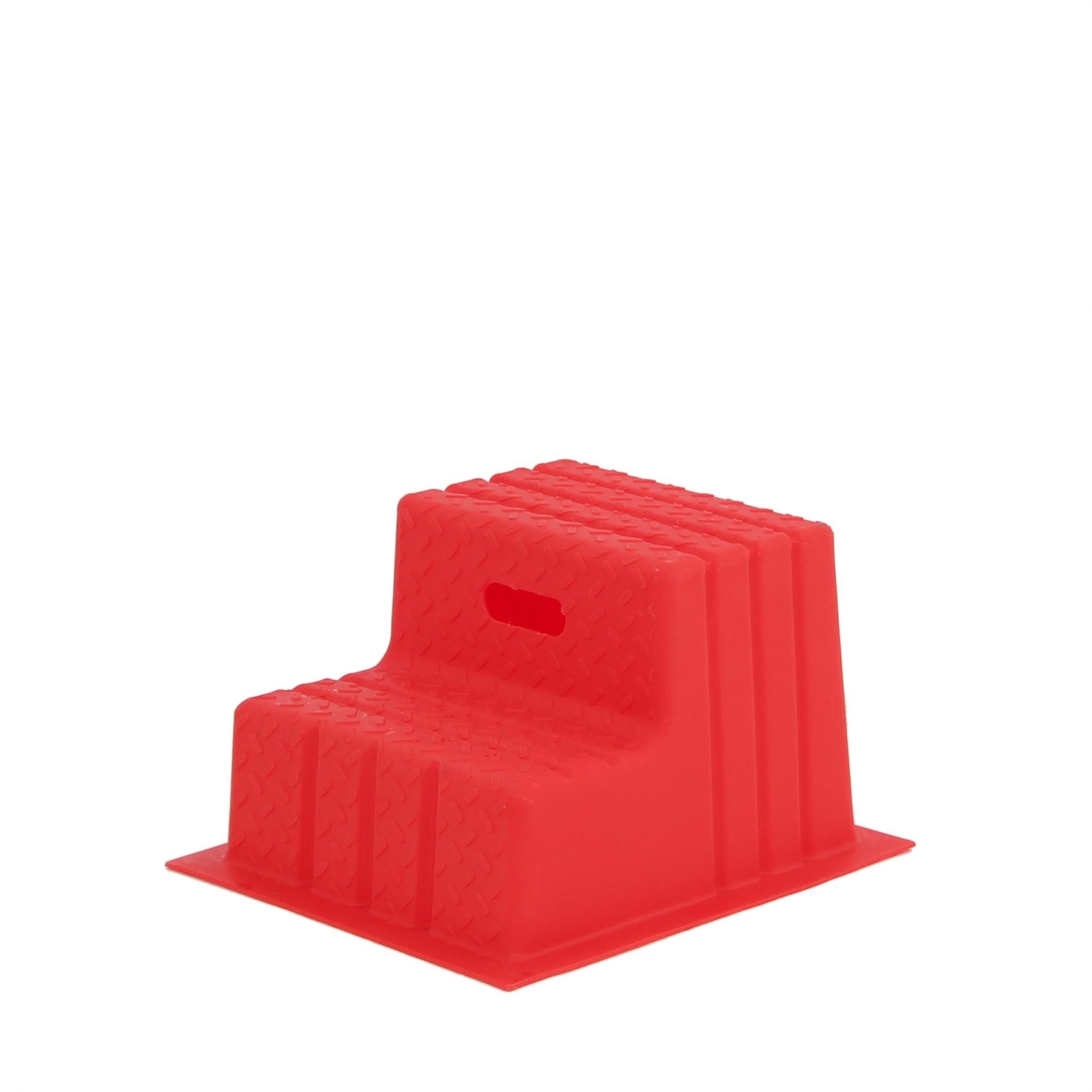 Aufstiegshilfe, Aufstiegs-Hocker mit 2 Stufen. (Rot)