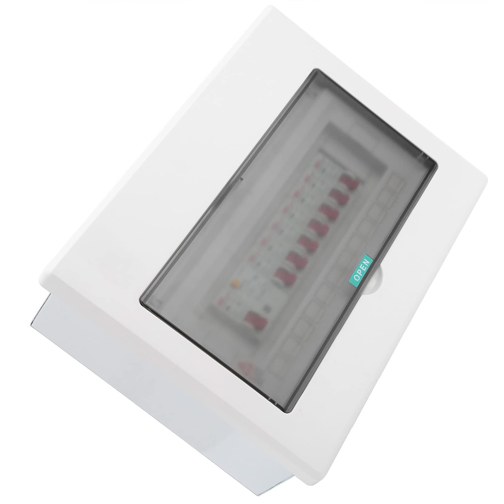 Generic Caja de Distribución Eléctrica de Plástico de 7 Vías con Interruptor de Protección contra Fugas de 63A para Seguridad en el Hogar, Material Duradero e Ignífugo