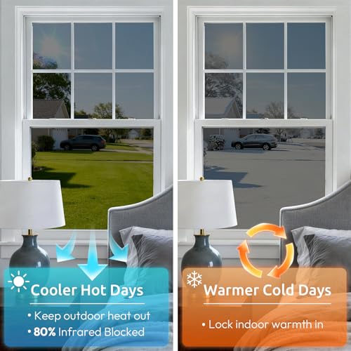 Película decorativa para ventana 29.5" x 78.7" miniatura 4