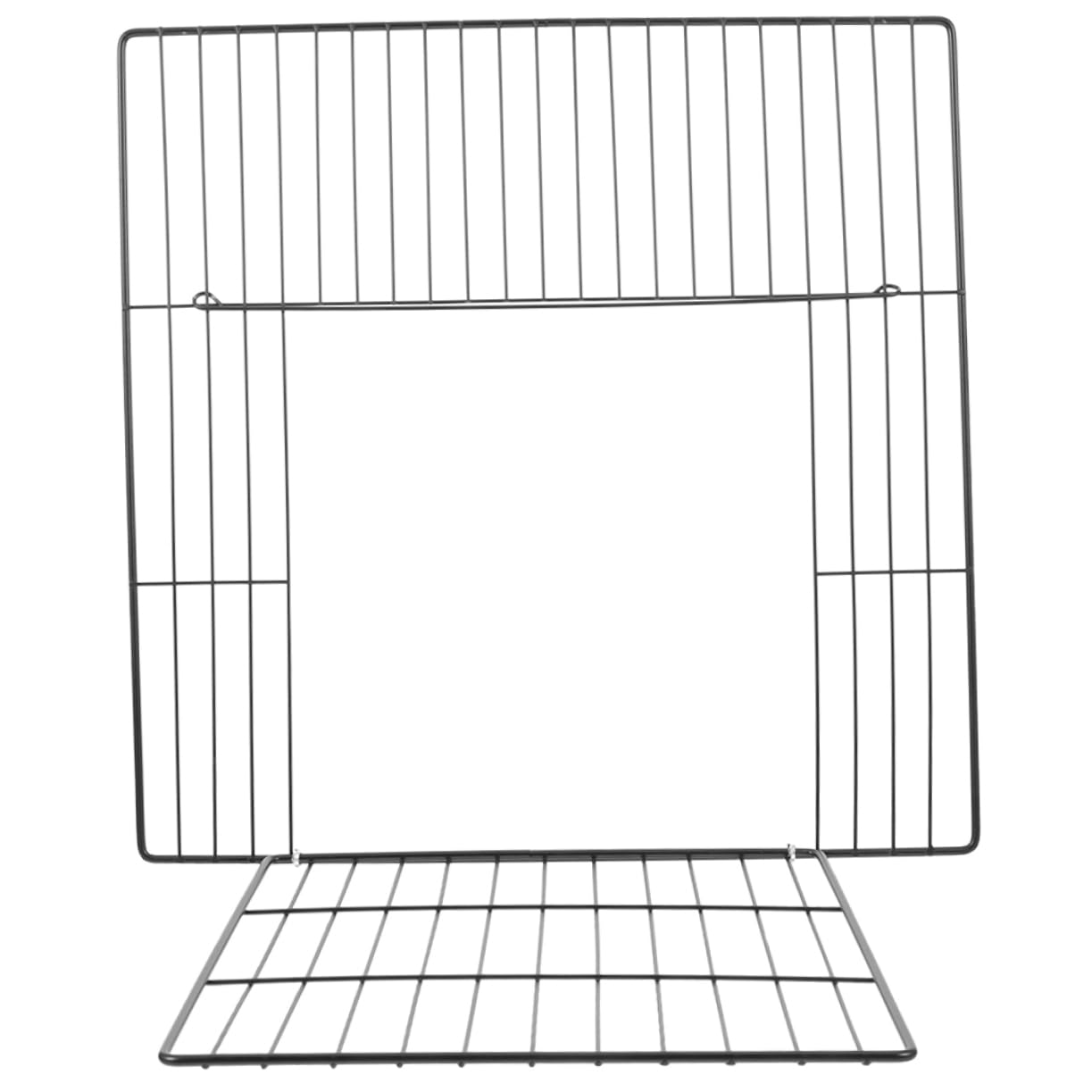 HAPINARY 2 Pack Pet Cage Door Sheets Reusable Cat Dog Gate Panel for Indoor Outdoor Fencing Easy to Install Metal Wire Door for Pet Enclosure