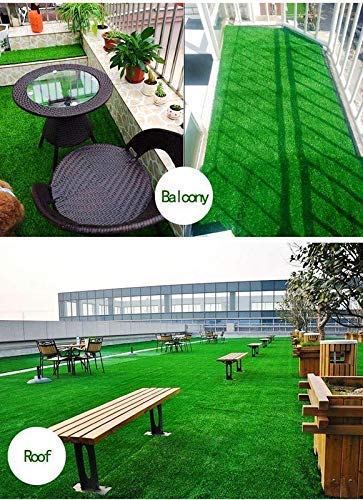 Image of BOMBAY DREAMS 35 mm High Density Artificial Grass | Premium Lawn Turf | Indoor & Outdoor UseCarpet Mat | Dust & Waterproof | Skin Friendly | Artificial Grass Carpet Mat (Size- 4.5 x 4 feet)