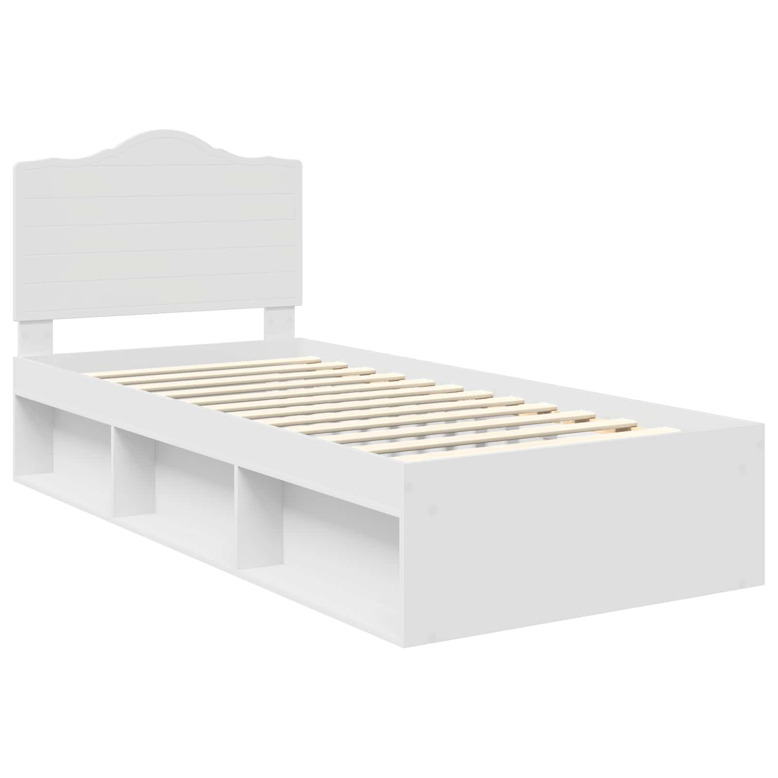 vidaXL Estructura de Cama 90 x 200 cm Madera de Pino Macizo