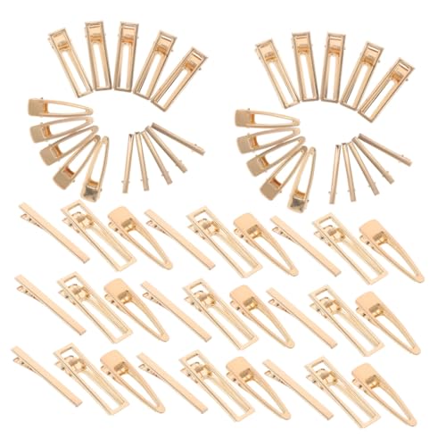 Pinces à cheveux confortables lot de 60 barrettes métalliques pour coiffure de fête