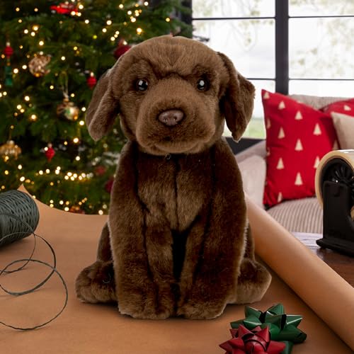 Living Nature Soft Toy - Stofftier Labrador, braun (20cm), Unbekannt