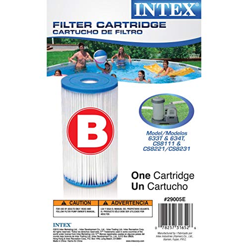 Intex 59905Cs N/Aa Full Case Of 6 Brand Type B Pool Filter Cartridges M, White #TOP3