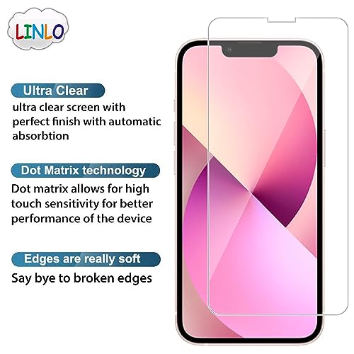 Image of Tempered Glass Screen Protector Compatible for Apple iPhone 13 Mini with Full Screen Coverage; Except Edges and Easy Installation Kit(Transparent), Pack of 1
