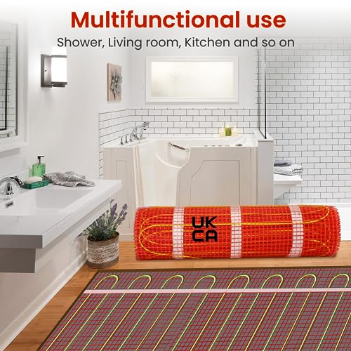HEATIT Underfloor Heating mat Electric Radiant Self-Adhesive Floor Heating System 200w/ Warmmat - Image 3