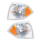 Astra Depot Left Right Side Marker Parking Turn Signal Corner Light Housing Clear Lens Compatible with 07-10 Jeep Compass