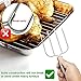 KAYCROWN Stainless Steel Turkey & Roast Lifters, Set of 2 - Turkey and Poultry Lifters Roaster Poultry Forks Great for Thanksgiving, Transfer Turkey or Ham Easily