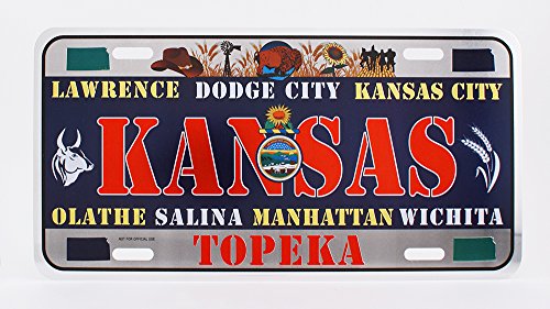 Dimension 9 Home Decorative Plate, Kansas