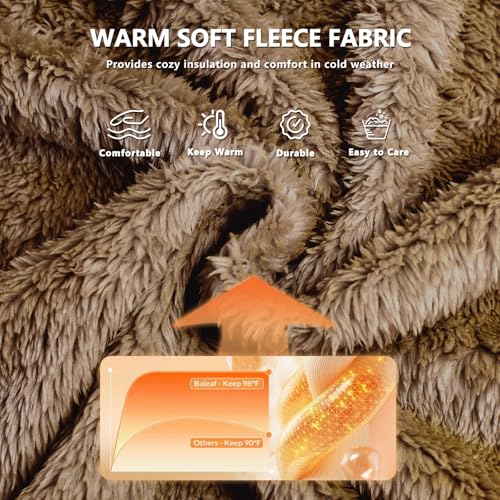 Image of GINGTTO Mens Furry Button-Up Jacket 4 Pockets Fluffy Coat For Men