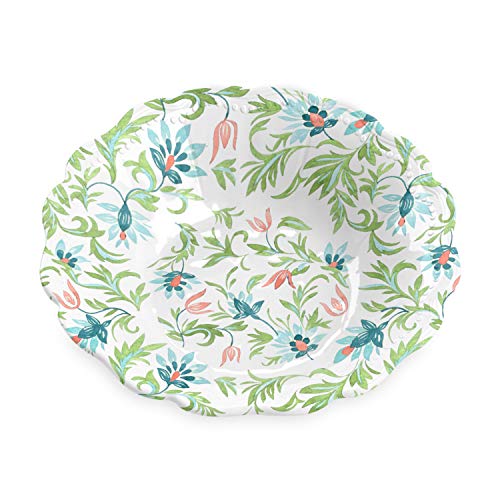 TarHong Chinoiserie Botanical Serve Bowl 138 135 Oz Melamine