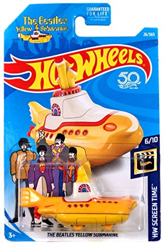 Hot Wheels The Beatles Yellow Submarine 1:64 miniatura 1