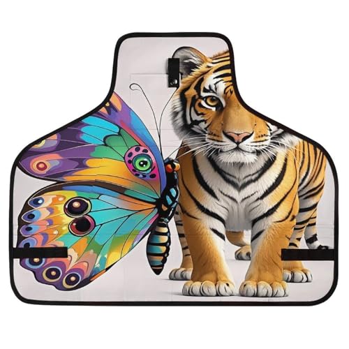 Delantal para taller Butterfly And Tiger con hebilla rápida miniatura 1