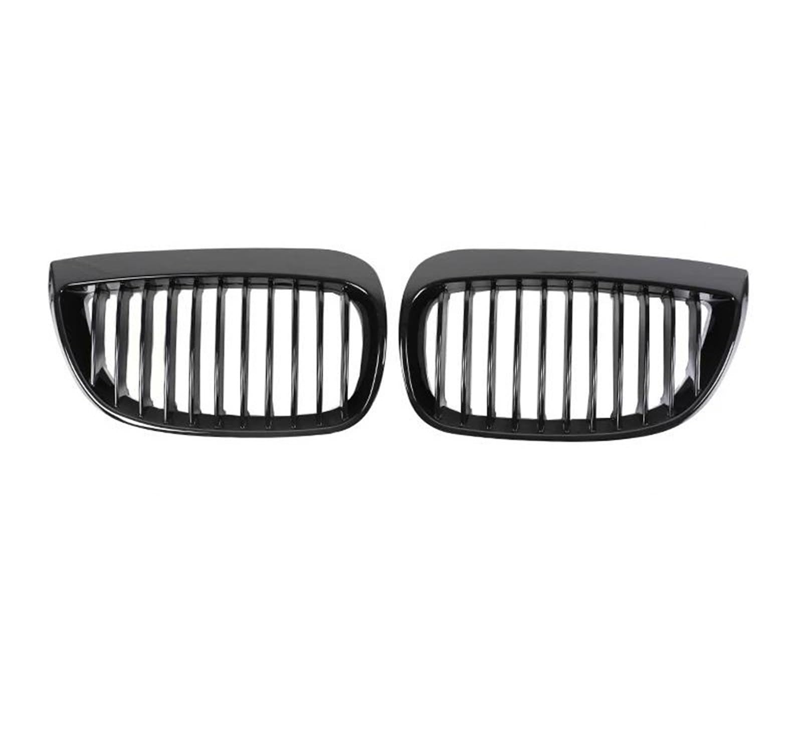 Rejilla parachoques delantero Serie 1 E87 E81 E82 E88 2004-2011 en negro brillante 3