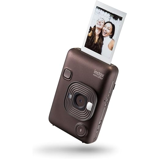 FUJIFILM Instax Mini LiPlay Hybrid Instant Camera (Bronze)