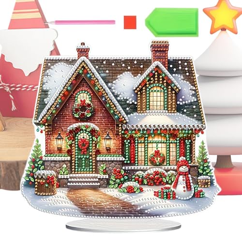 Art des strass de Noël : égayez votre salon avec ce kit de peinture gemmes sur table