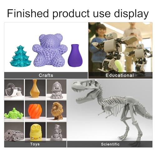 Image of Kretrum PLA Filament 1.75 mm 3D Printer Filaments Cardboard Spool Refills 1 kg Widely Compatible for Most FDM 3D Printers Fits ELEGOO Anycubic FlashForge Creality Bambu Prusa ect. Light Purple