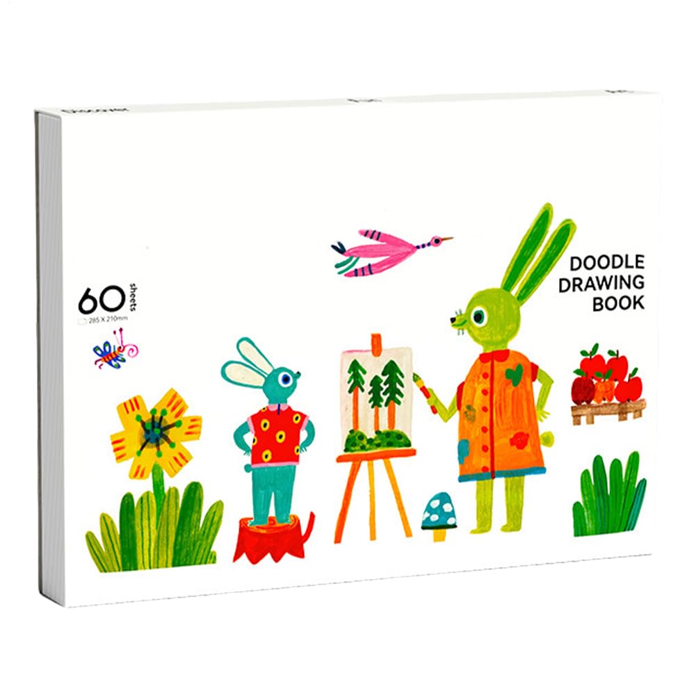 Quaderno Da Schizzo Per Bambini 60 Pagine Da Colorare Su Entrambi I Lati | Libro Da Disegno Per Schizzare Per Bambini Studenti Adulti Principianti Pittori