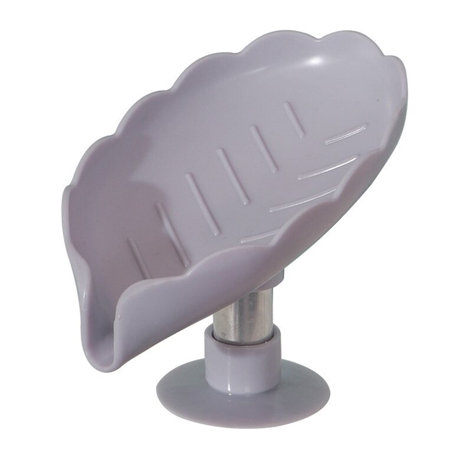 Soap dish, Leaf Shape Soap Box Drain Holder Toilet Laundry Supplies Tray Gadgets(2)