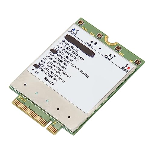 L860 GL Network Card, tarjeta M.2 para laptop con velocidad de 1 Gbps descarga y 150 Mbps subida, bandas LTE FDD B1 a B66 y TDD B38 a B42 miniatura 6