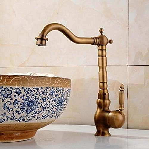 Robinet de lavabo en bronze pour une ambiance bistrot vintage