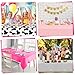 CHUNNIN 4PCS Disco Cowgirl Party Decorations Pink Cowgirl Tablecloth Cow Print Western Party Supplies Pink Disco Ball Plastic Table Cover Disposable for Girls Birthday Bachelorette 80s 90s Favors