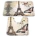 Produktbild Teppich-Matte Teppich-Sets, Tezoo Paris Eiffelturm Teppiche 2er Set Soft-Slip-Bad-Duschmatte U-förmigen Toilettenboden Teppich Badematte Sockelteppich Hause Badezimmer Home
