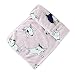 Creation Core Adorable Cartoon Pet Blanket Super Soft Fleece Cat Dog Blanket Mat 29.9" x 37.8", Bull Terrier Pink