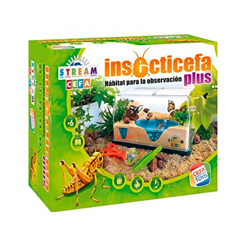 Cefa Toys- Insecticefa Plus, Hábitat Natural de Criaturas Acuáticas y Terrestres, Apto para Niños a Partir de 6 años, Color verde (21852)