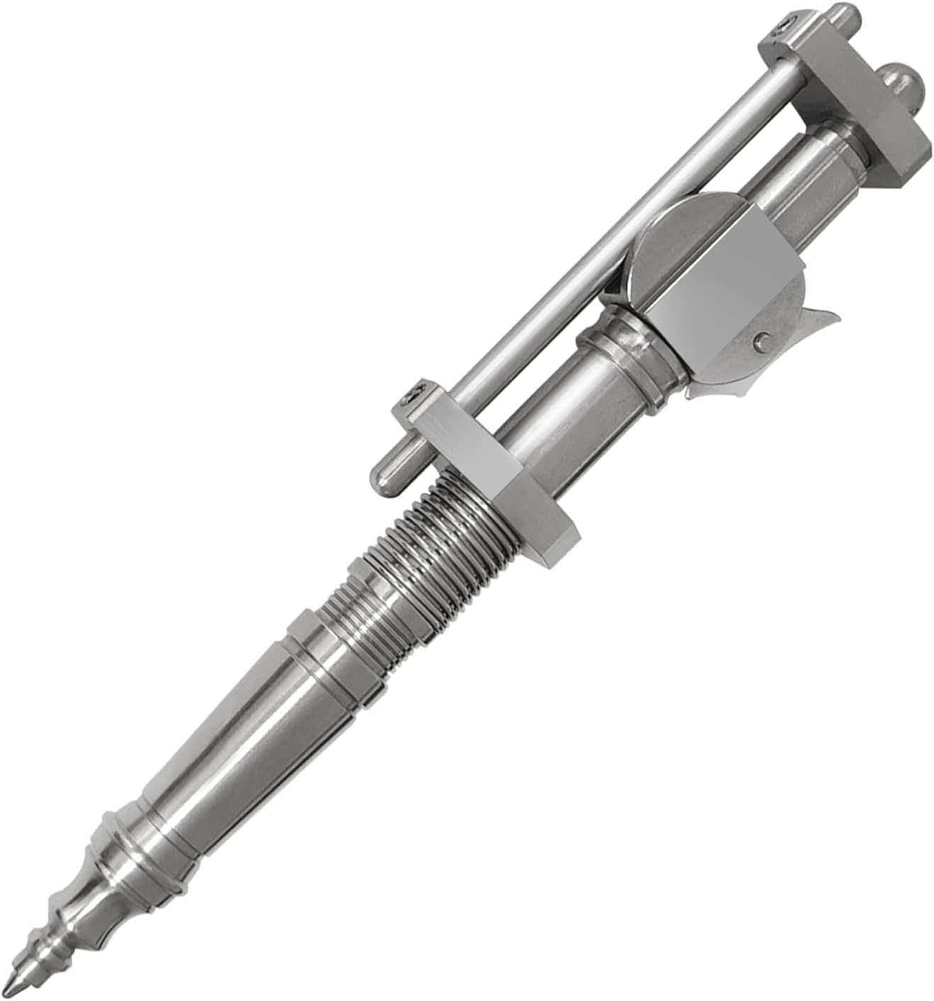 Dr. Metalleung Tactical Ballpoint Pen: Click Stainless Steel Retractable EDC Heavy Pen - Refillable, Designed for Smooth Office Writing & Gifts