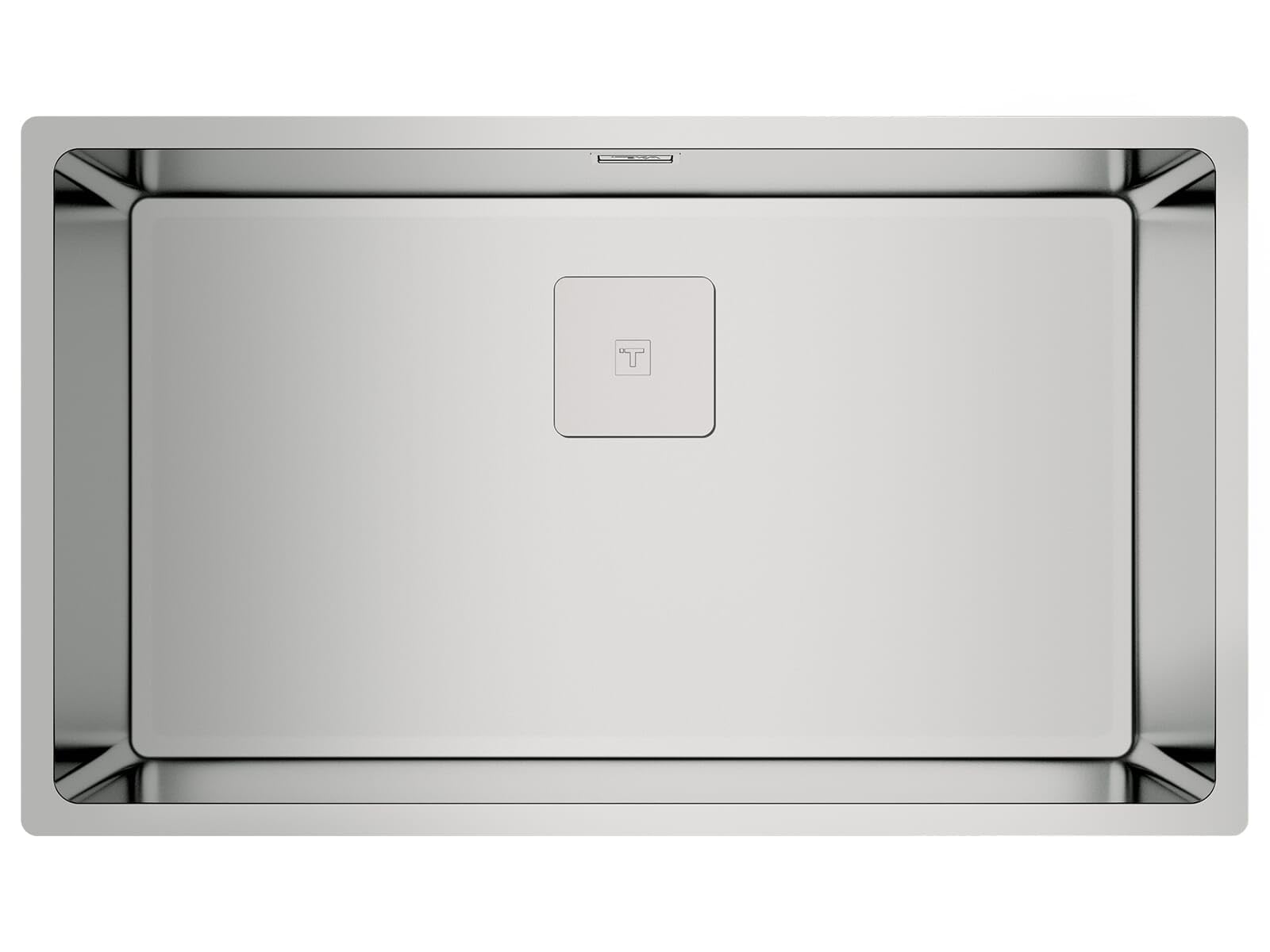 Teka FlexLinea RS15 71.40 - Fregadero Cocina 1 Seno, de 80 cm, Triple Posibilidad de Instalación, Encastre, Enrasar, Bajo Encimera, Acero Inoxidable
